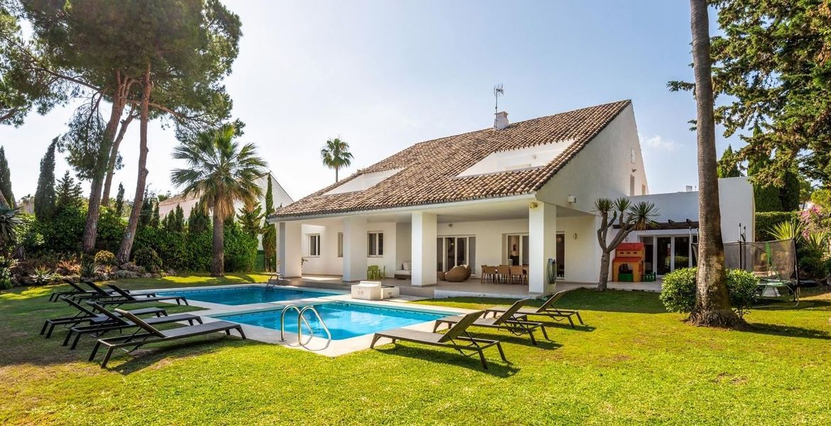 Belle villa à louer Marbella bord de mer