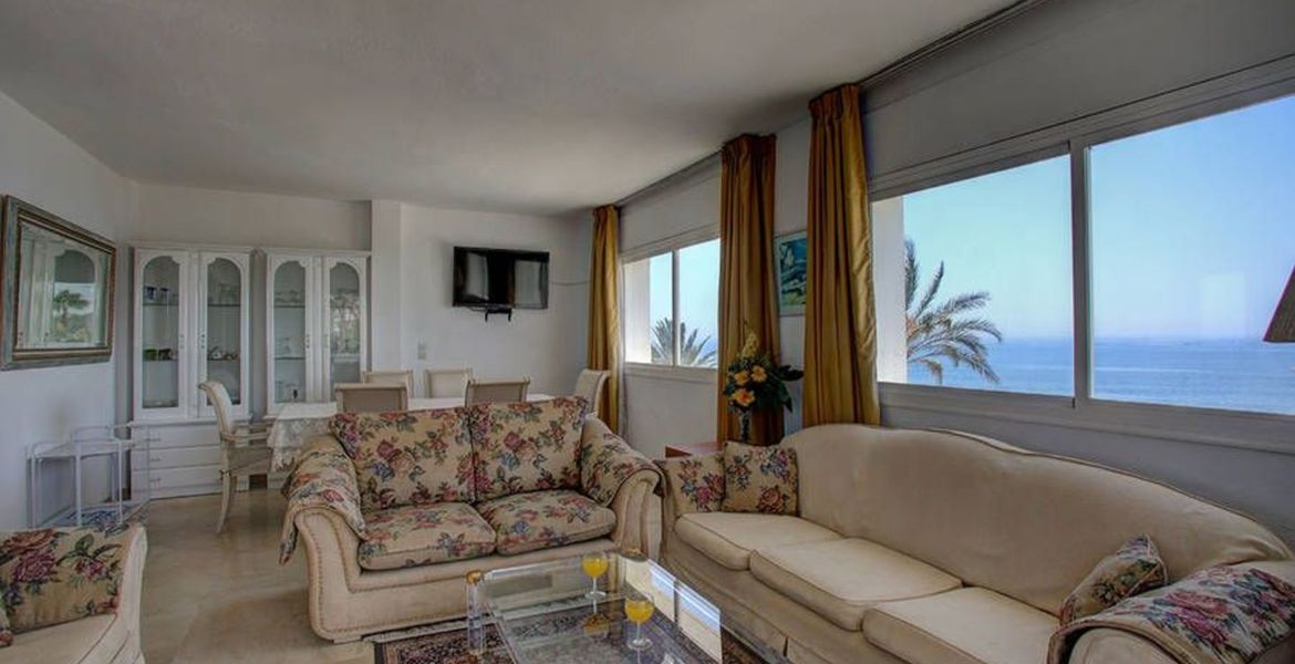Appartement en première ligne de plage