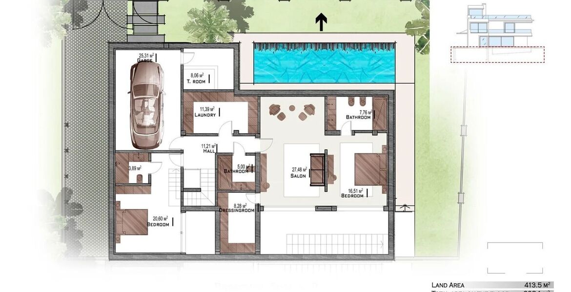 Modern 4-Bedroom Villa in Rio Verde with Private Pool