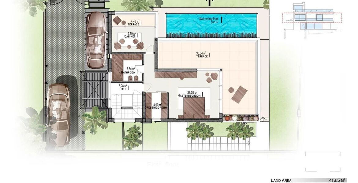Modern 4-Bedroom Villa in Rio Verde with Private Pool