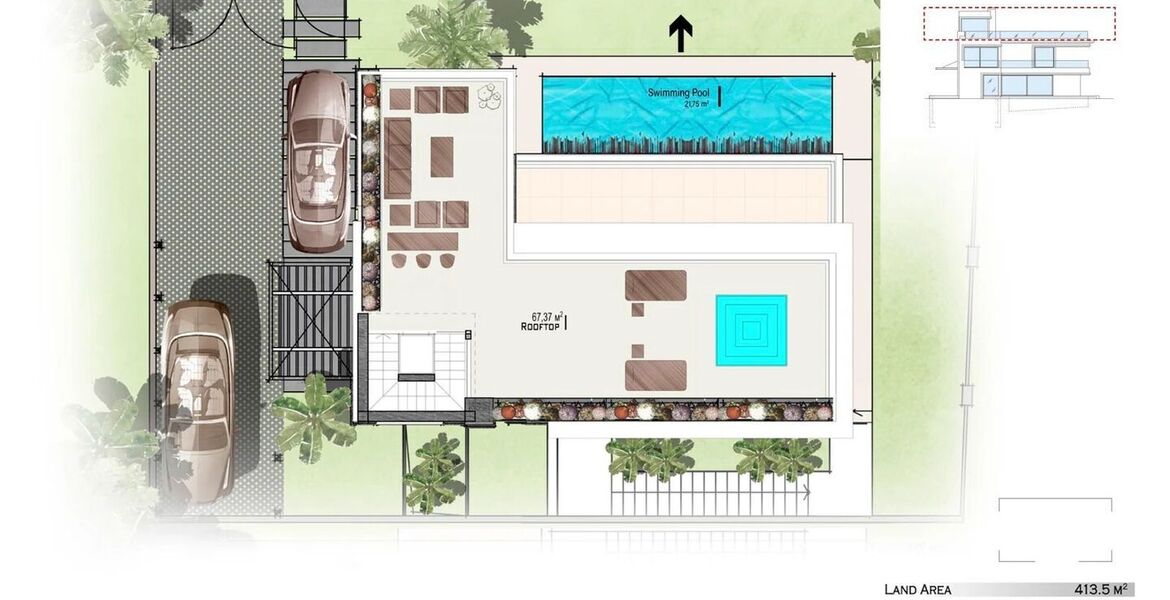 Modern 4-Bedroom Villa in Rio Verde with Private Pool