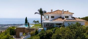 Villa in Marbella with Breathtaking Sea and Mountain Views