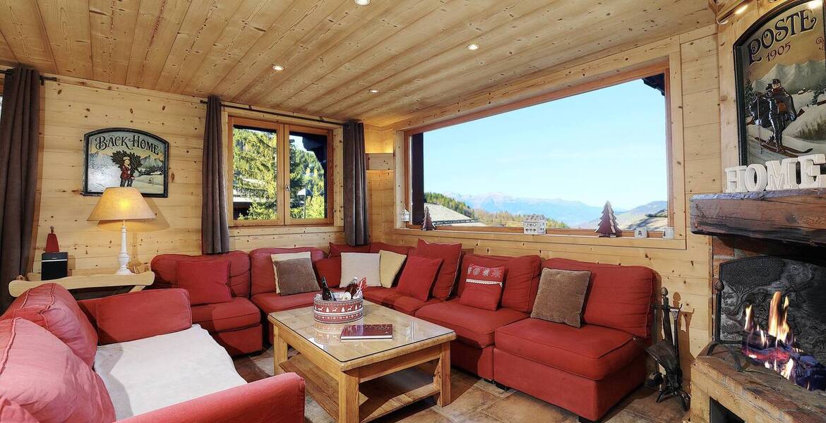 Chalet skis aux pieds à Courchevel La Tania 