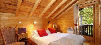 Chalet skis aux pieds à Courchevel La Tania 