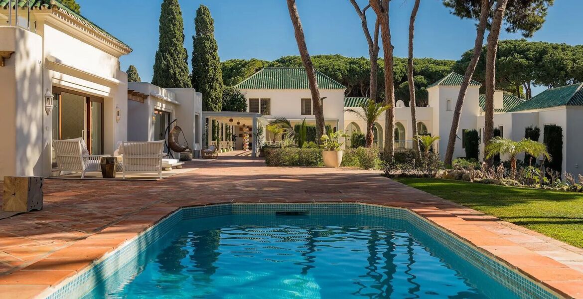 Villa en bord de mer sur le Golden Mile de Marbella