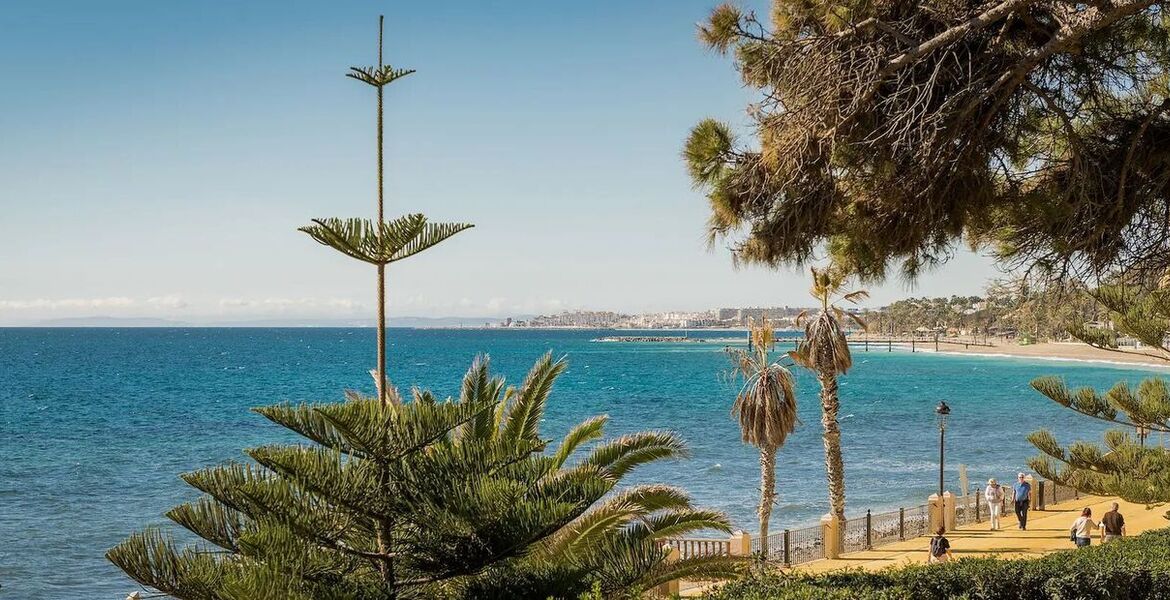 Villa en bord de mer sur le Golden Mile de Marbella