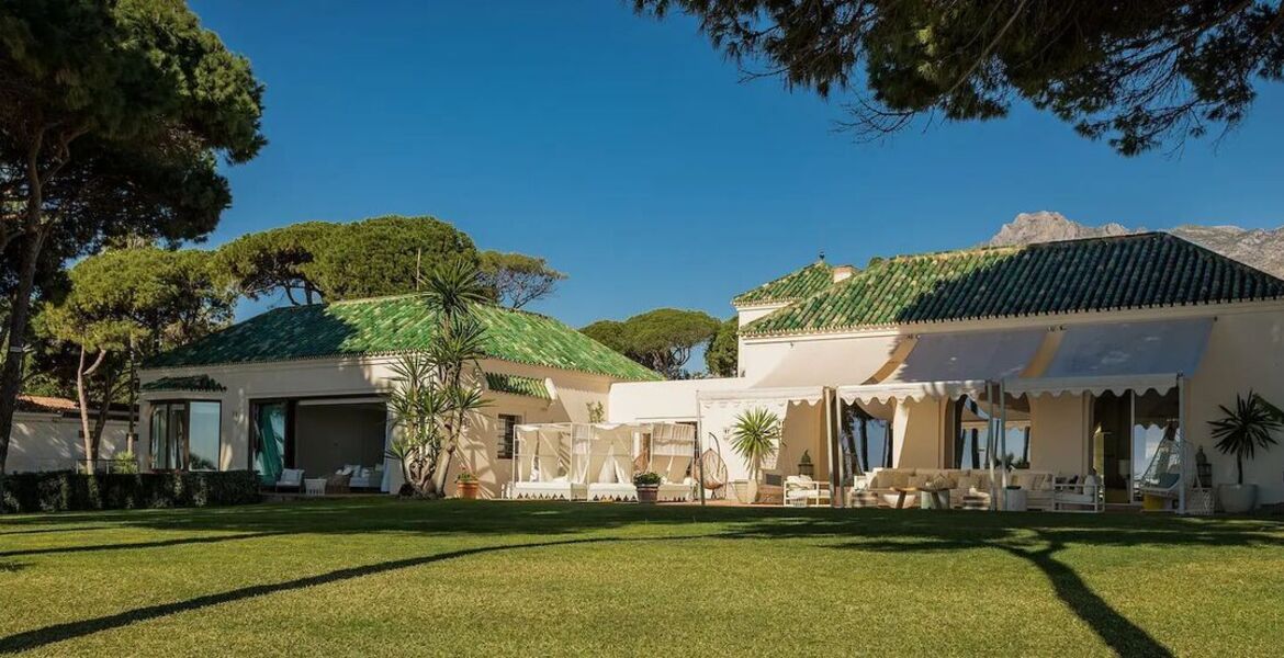 Villa en bord de mer sur le Golden Mile de Marbella