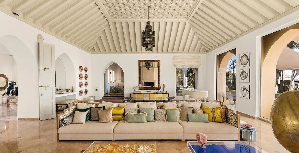 Villa en bord de mer sur le Golden Mile de Marbella
