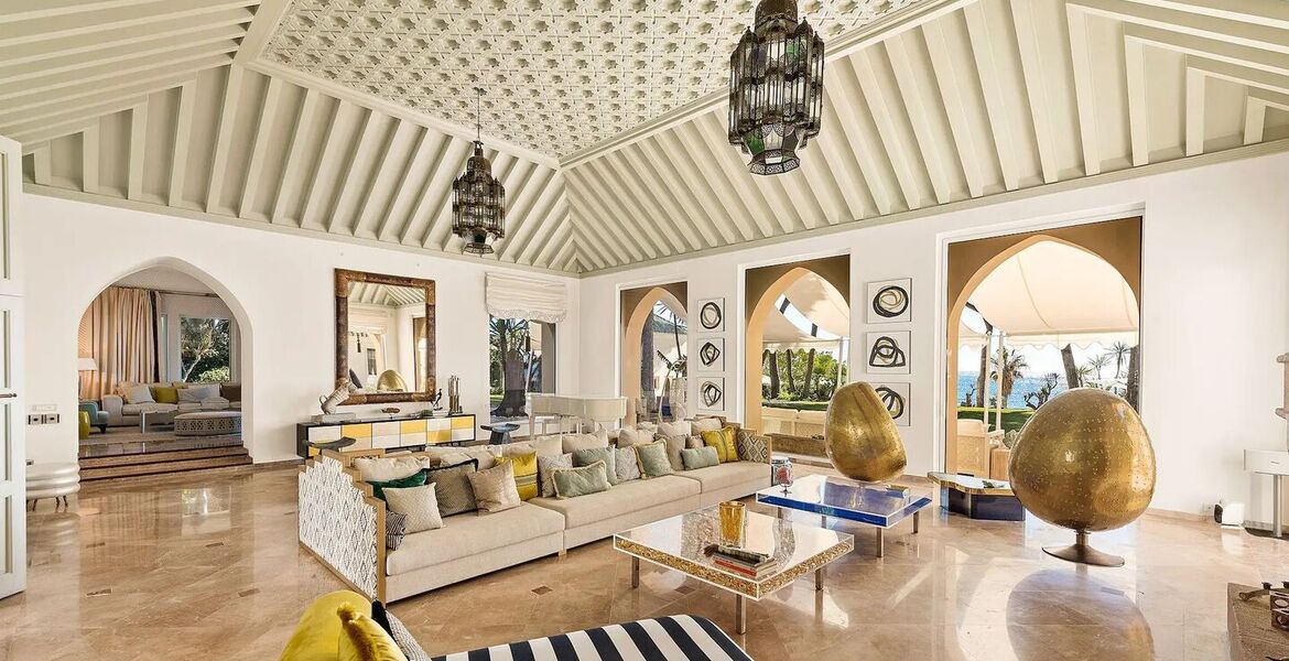 Villa en bord de mer sur le Golden Mile de Marbella
