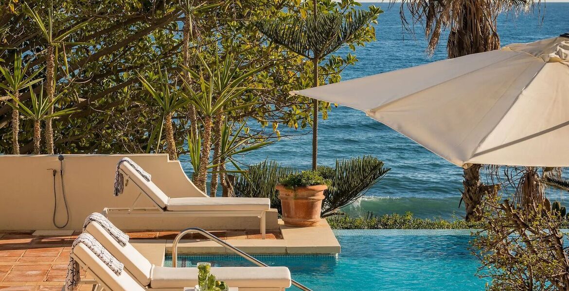 Villa en bord de mer sur le Golden Mile de Marbella