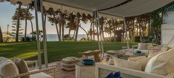 Villa en bord de mer sur le Golden Mile de Marbella