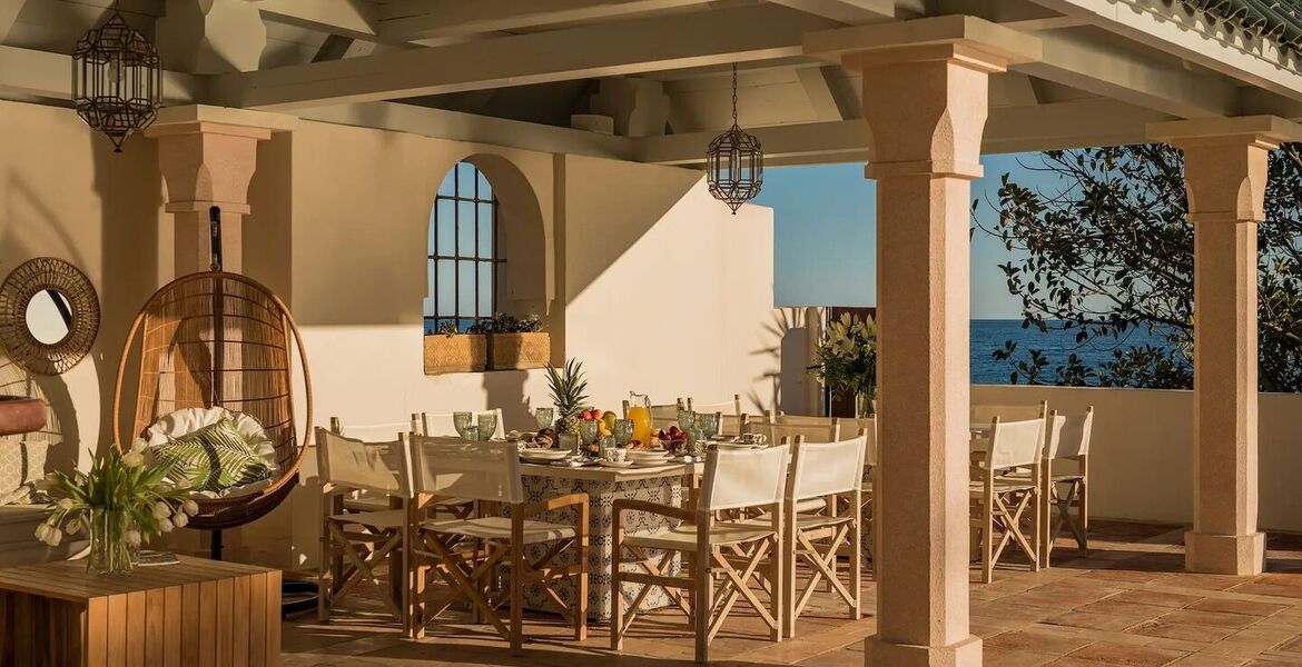 Villa en bord de mer sur le Golden Mile de Marbella