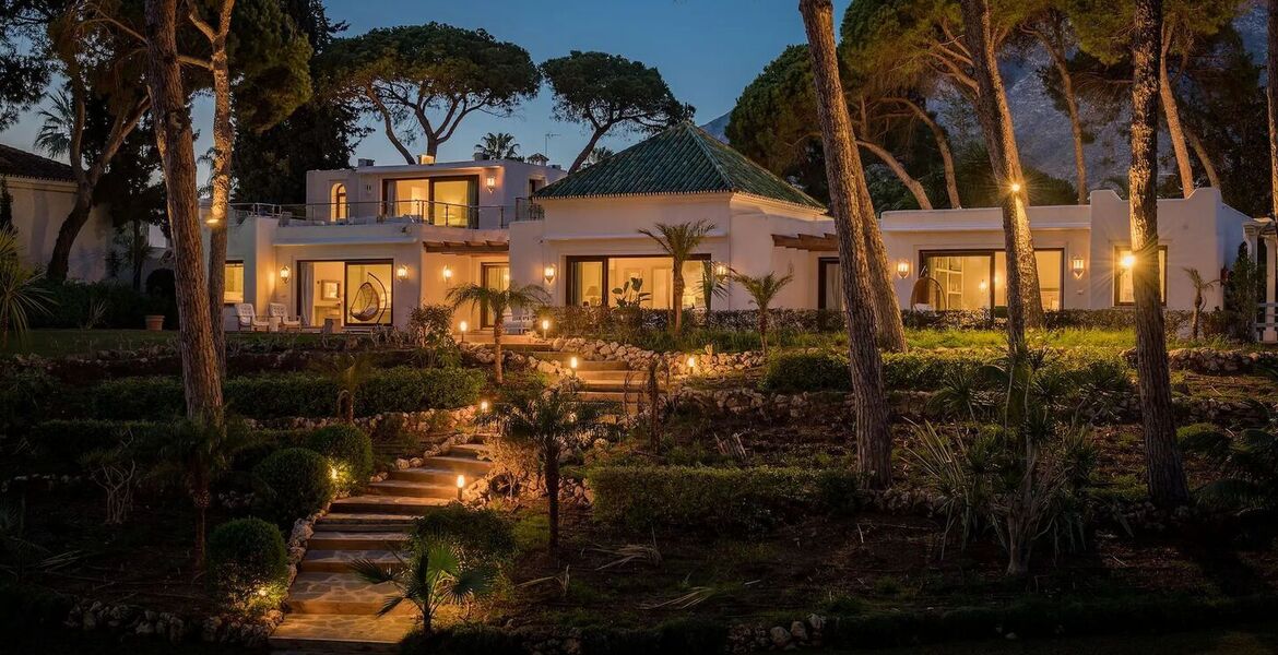 Villa en bord de mer sur le Golden Mile de Marbella