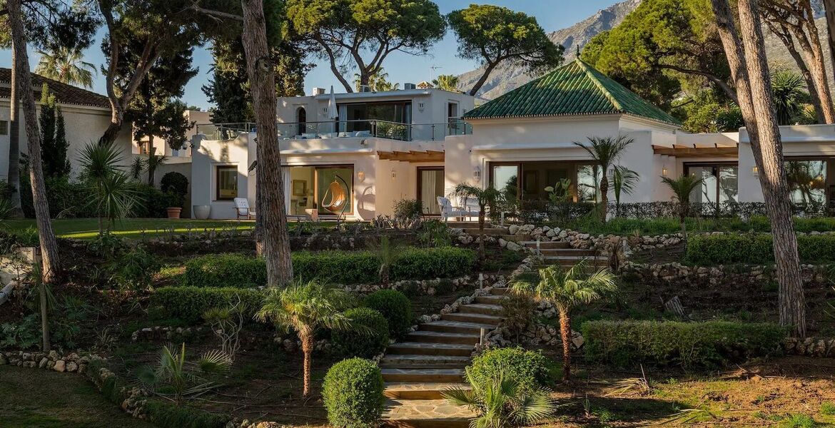 Villa en bord de mer sur le Golden Mile de Marbella