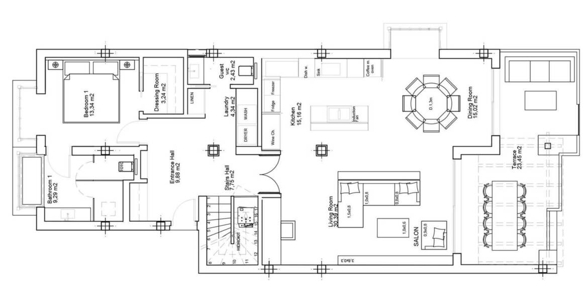 Appartement à louer à Marina Puente Romano