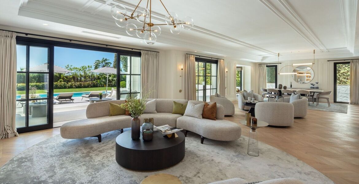 Villa de lujo en alquiler en la Milla de Oro de Marbella