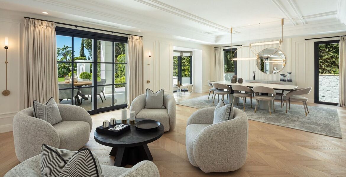 Villa de lujo en alquiler en la Milla de Oro de Marbella