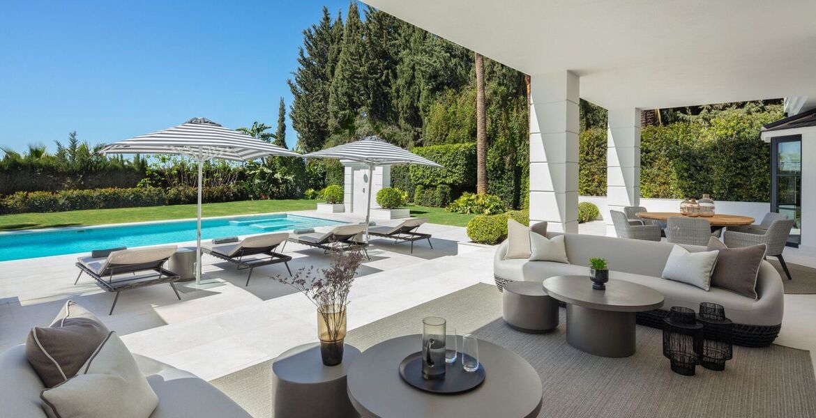 Villa de lujo en alquiler en la Milla de Oro de Marbella