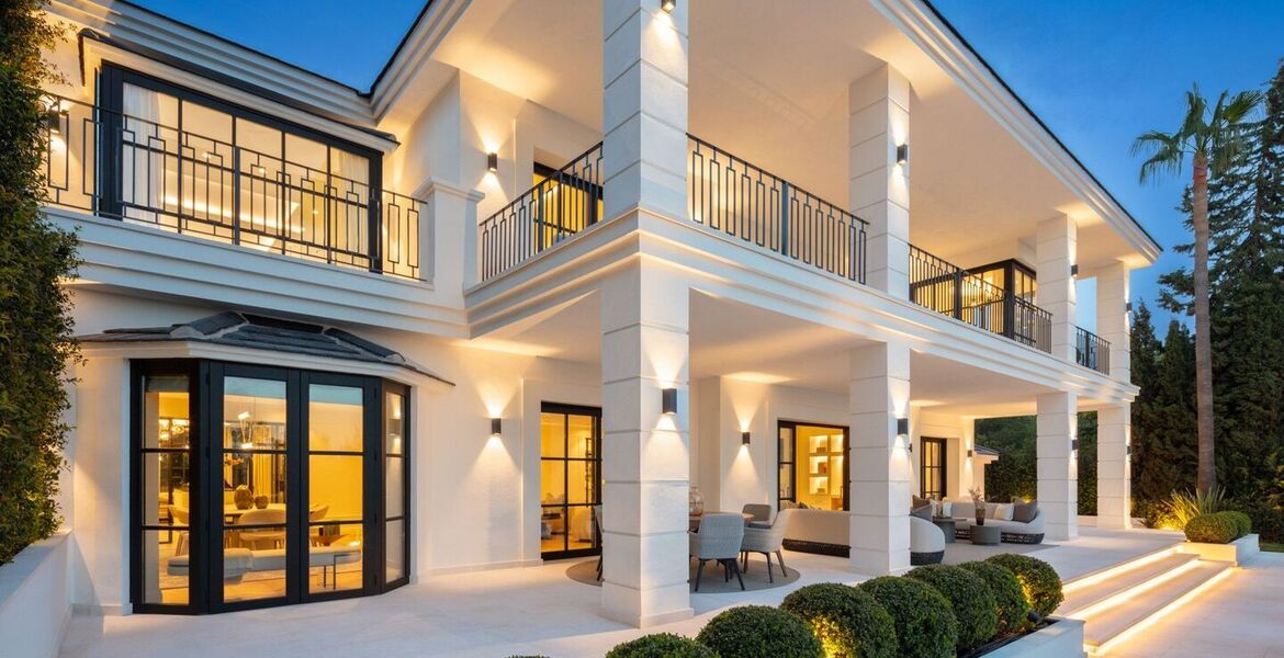 Villa de lujo en alquiler en la Milla de Oro de Marbella