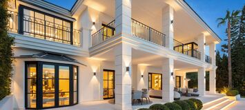 Villa de lujo en alquiler en la Milla de Oro de Marbella