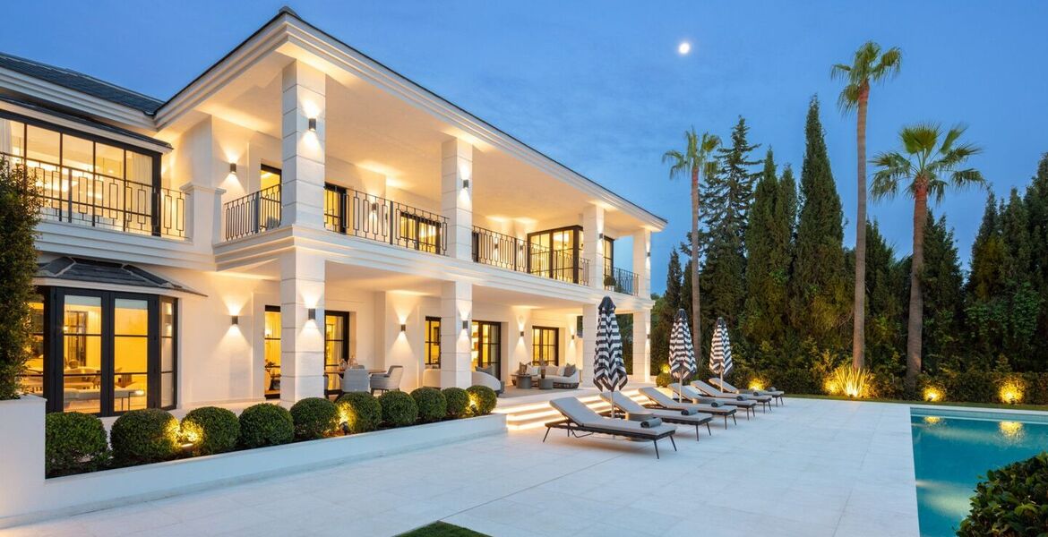 Villa de lujo en alquiler en la Milla de Oro de Marbella