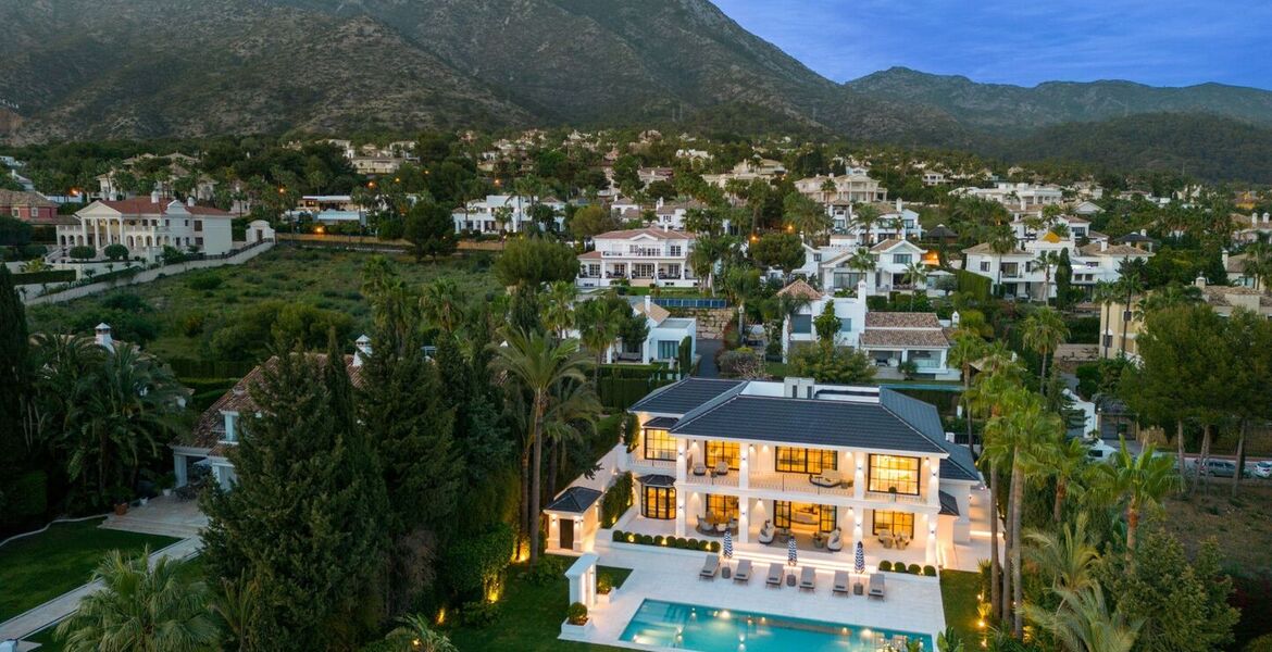 Villa de lujo en alquiler en la Milla de Oro de Marbella